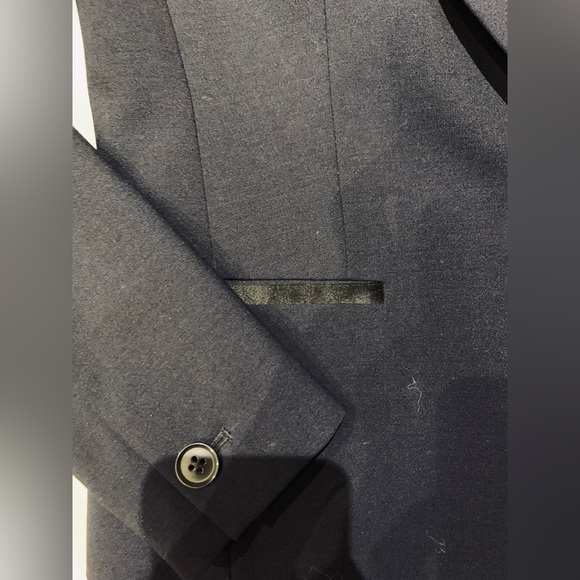 Brand new - Navy Banana Republic tailored blazer + Ann Taylor tailored skirt - Picture 5 of 9